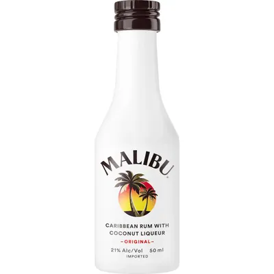 Malibu Caribbean Rum with Coconut Liqueur 50mL