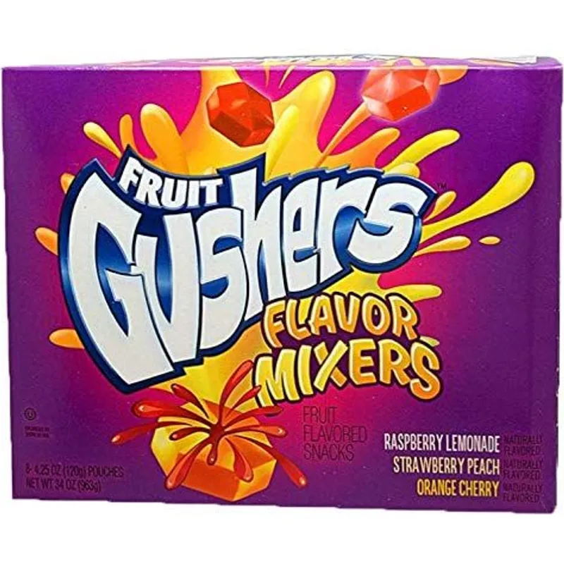 Gushers Fruit Flavored Snacks Flavor Mixers view 1