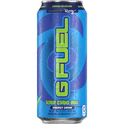 Gfuel Sour Blue Chug Rug 16oz Can