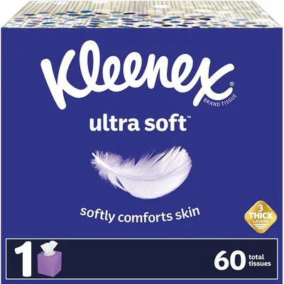 Kleenex White Facial Tissue 2oz Box