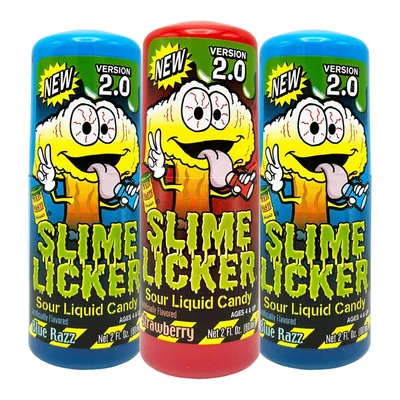 Toxic Waste Slime Licker Sour Liquid Candy 2 oz Bottle