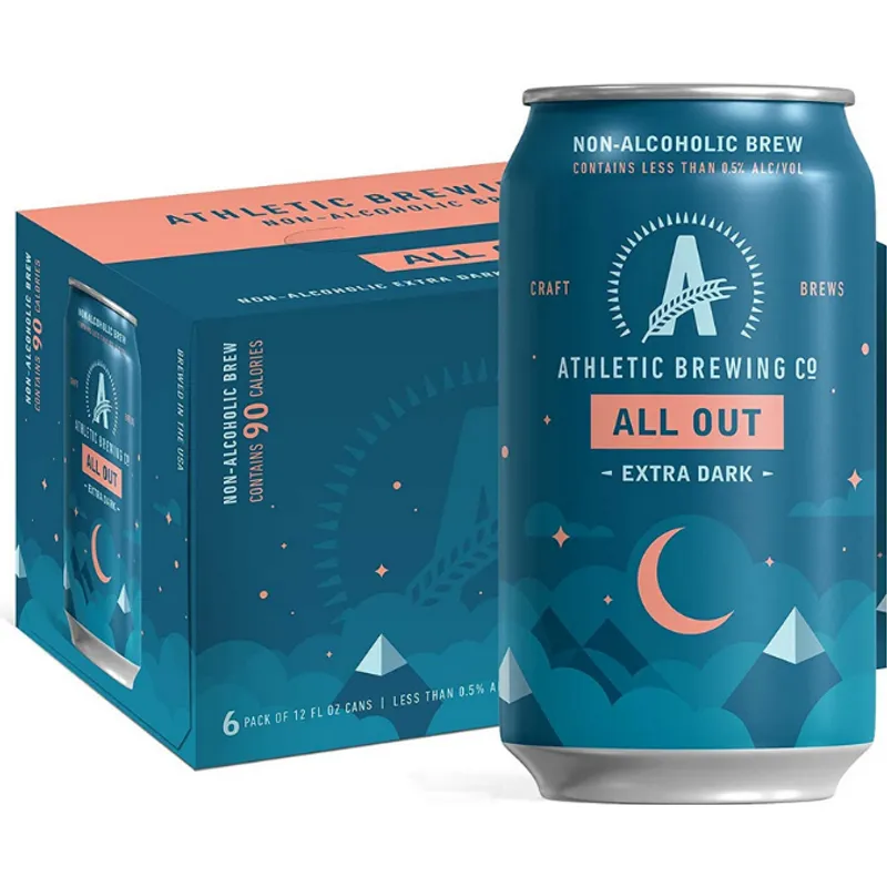 Athletic Brewing Seasonal Offering Stout Ale view 1