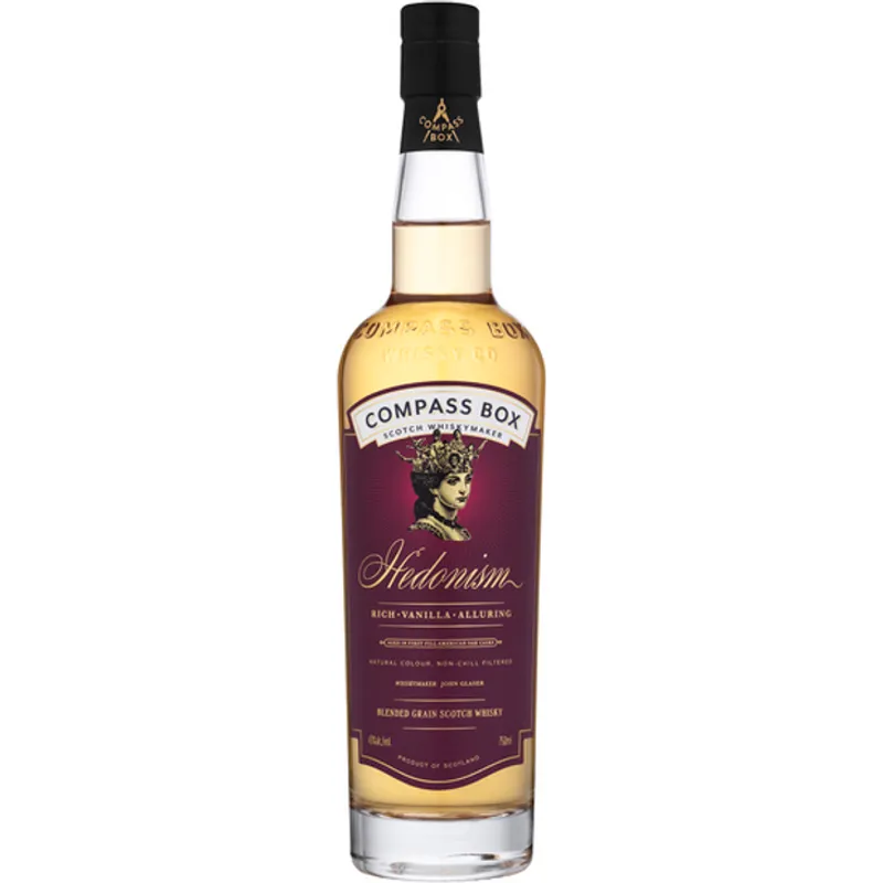 Compass Box Hedonism Blended Grain Scotch Whisky view 1