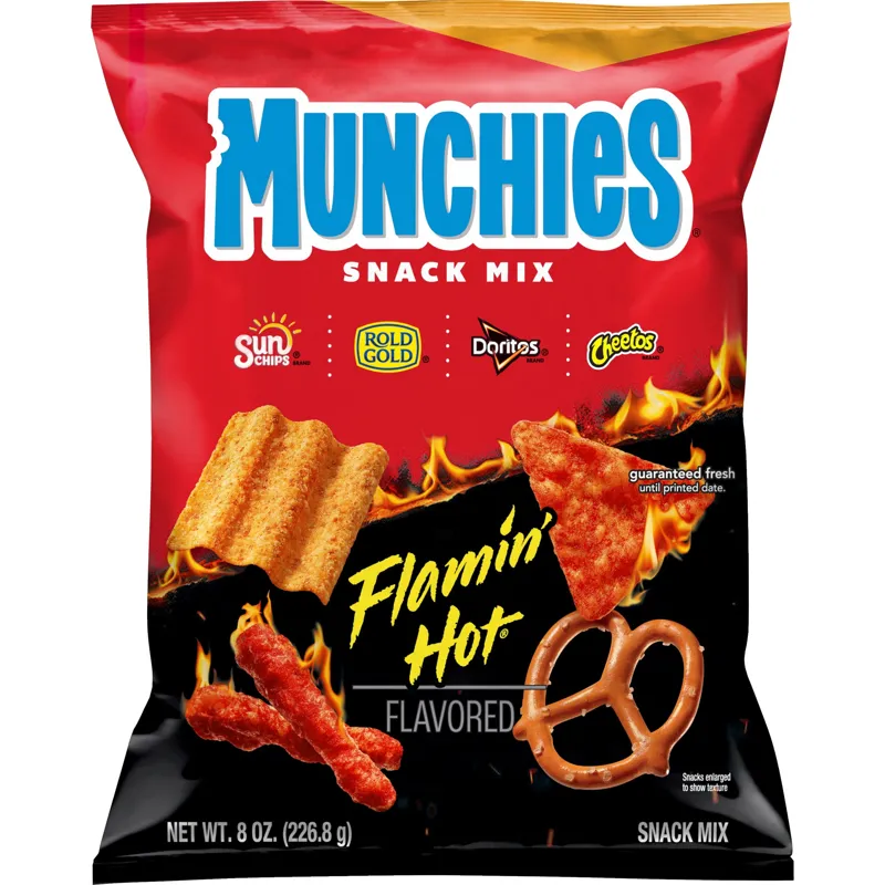 Munchies Flamin Hot Flavored Snack Mix view 1