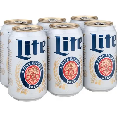 Miller Brewing Co Miller Lite 6 Pack 12oz Cans