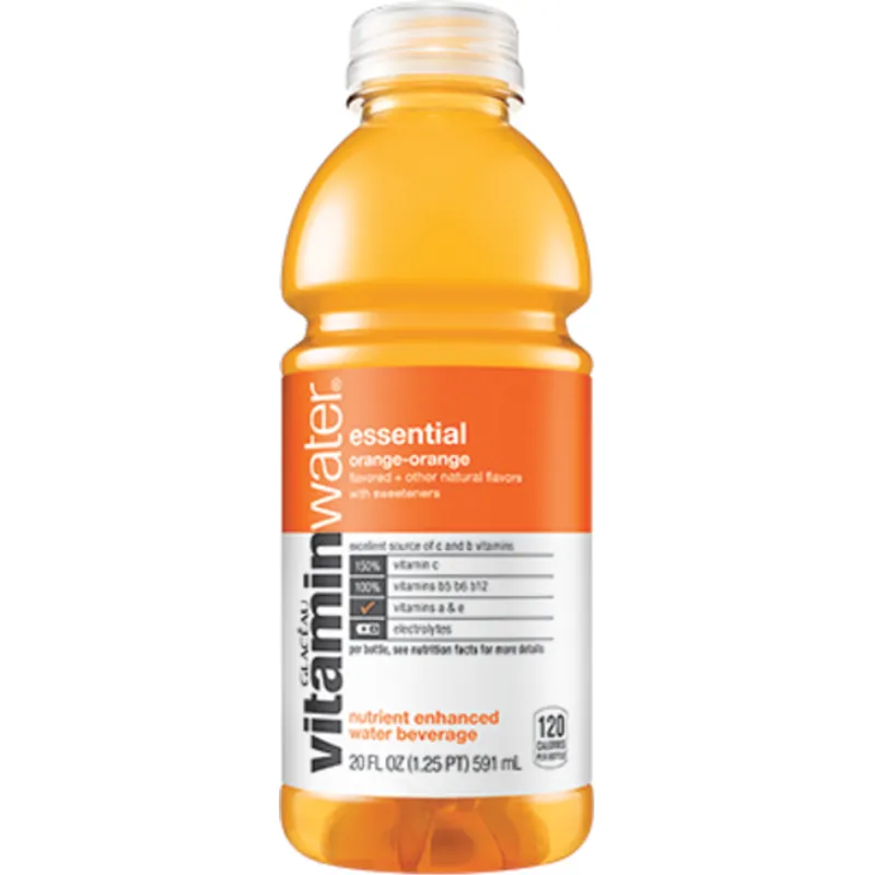 Glaceau Vitamin Water Nutrient Enhanced Water Beverage Essential - Orange-Orange view 1