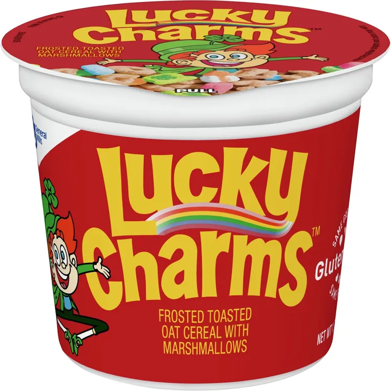 Lucky Charms Breakfast Cereal Cups view 1