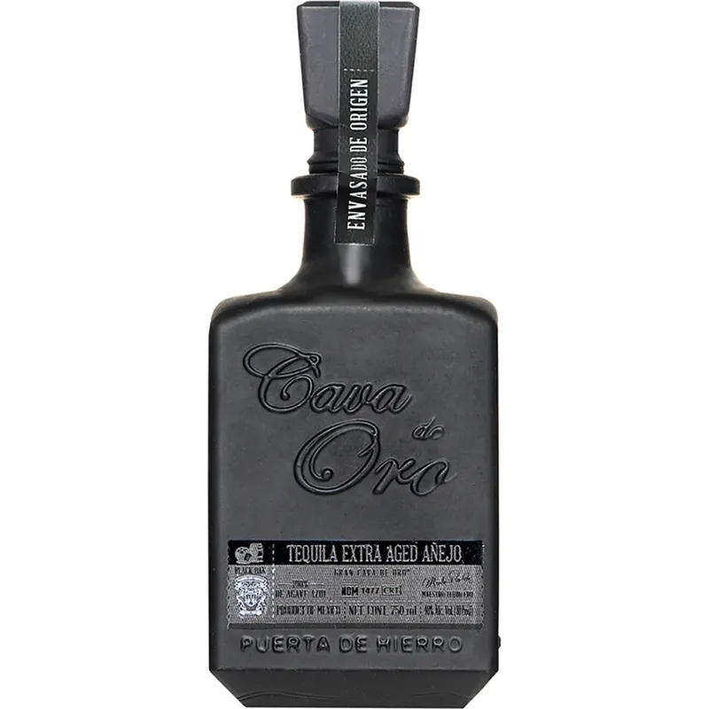 Cava De Oro Extra Aged Anejo Tequila Black Edition view 1