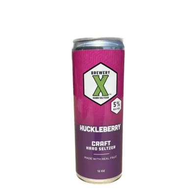 Brewery X Huckleberry Hard Seltzer 19.2 oz can