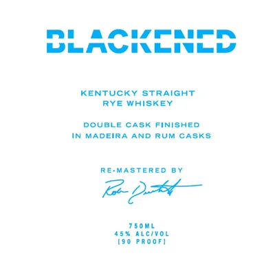 Blackened Kentucky Straight Rye Whiskey 750mL