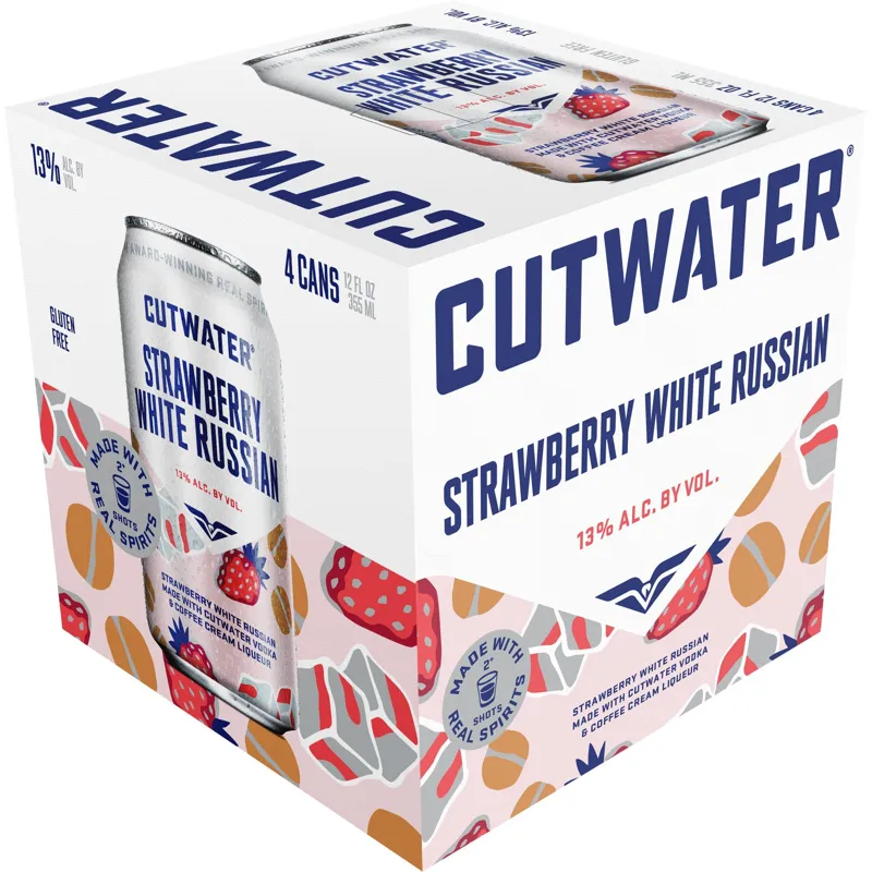 Cutwater Strawberry White Russian view 1