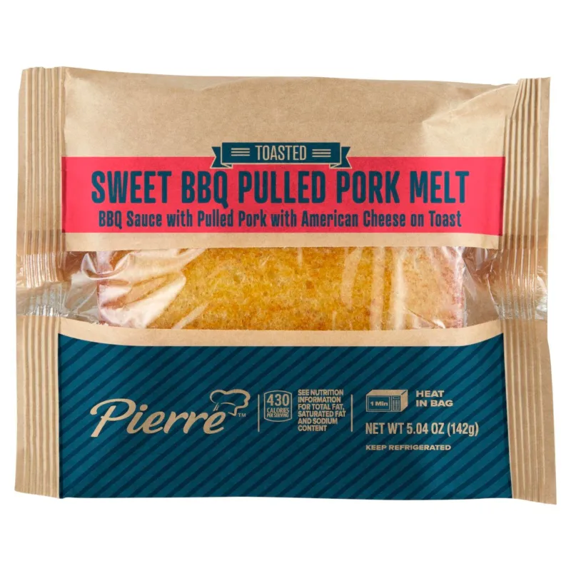 Pierre Toasted Sweet BBQ Pulled Pork Melt view 1