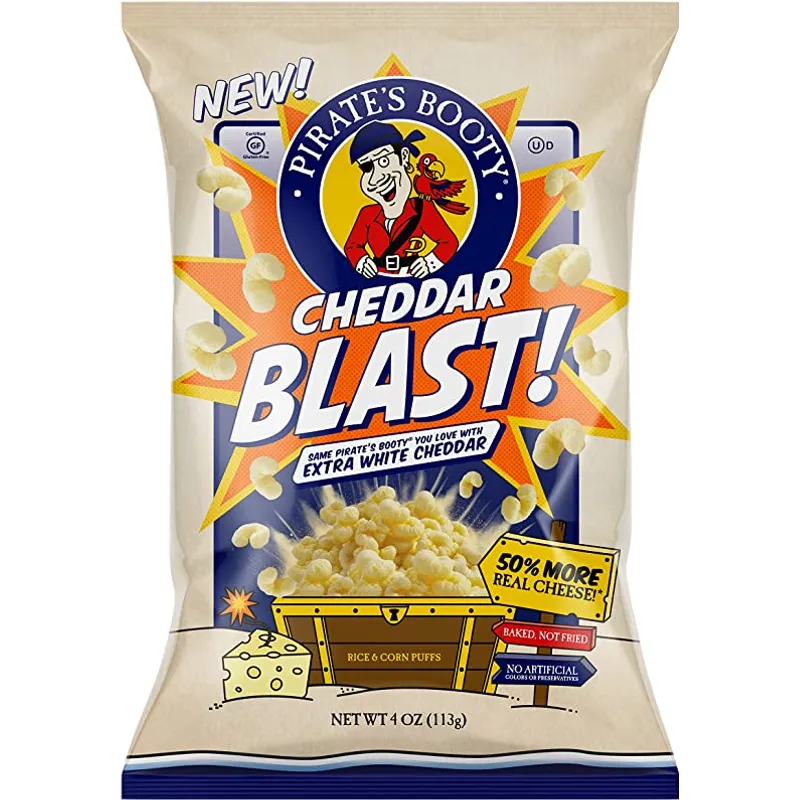 Pirates Booty Aged White Cheddar Blast Cheese Puffs view 1