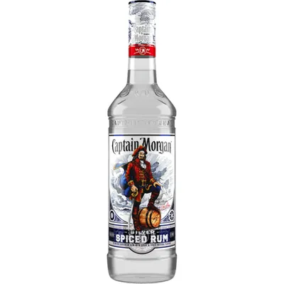 Captain Morgan Silver Spiced Rum 750mL