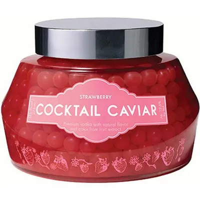 Boba Pops Cocktail Caviar Strawberry 375 ml