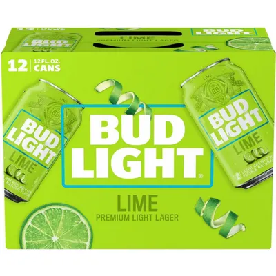 Bud Light Lime 12 Pack 12 oz Cans
