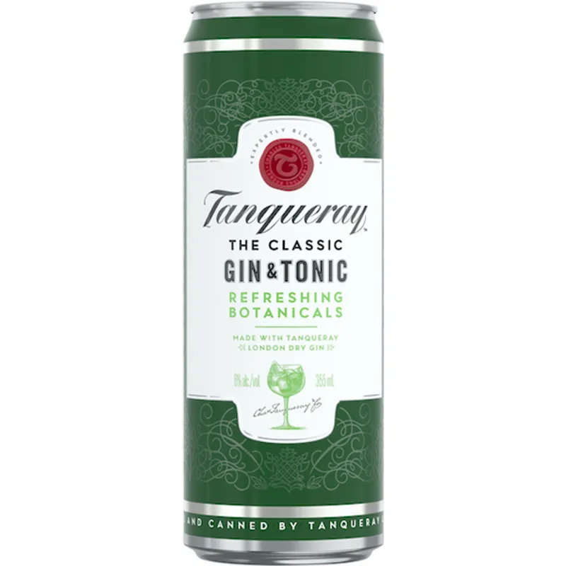 Tanqueray London Dry Gin & Tonic view 1