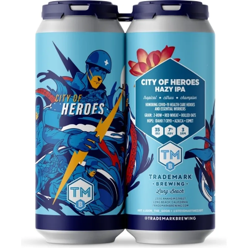 Trademark Brewing City Of Heroes Hazy IPA view 1