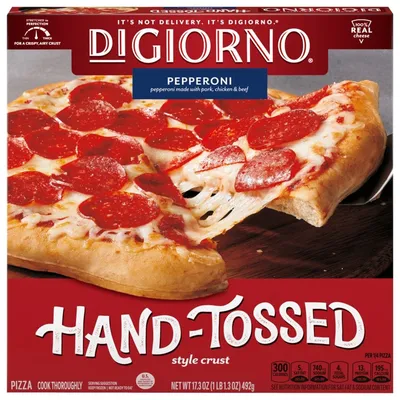 DiGiorno Hand-Tossed Style Pepperoni Pizza 17.3 oz