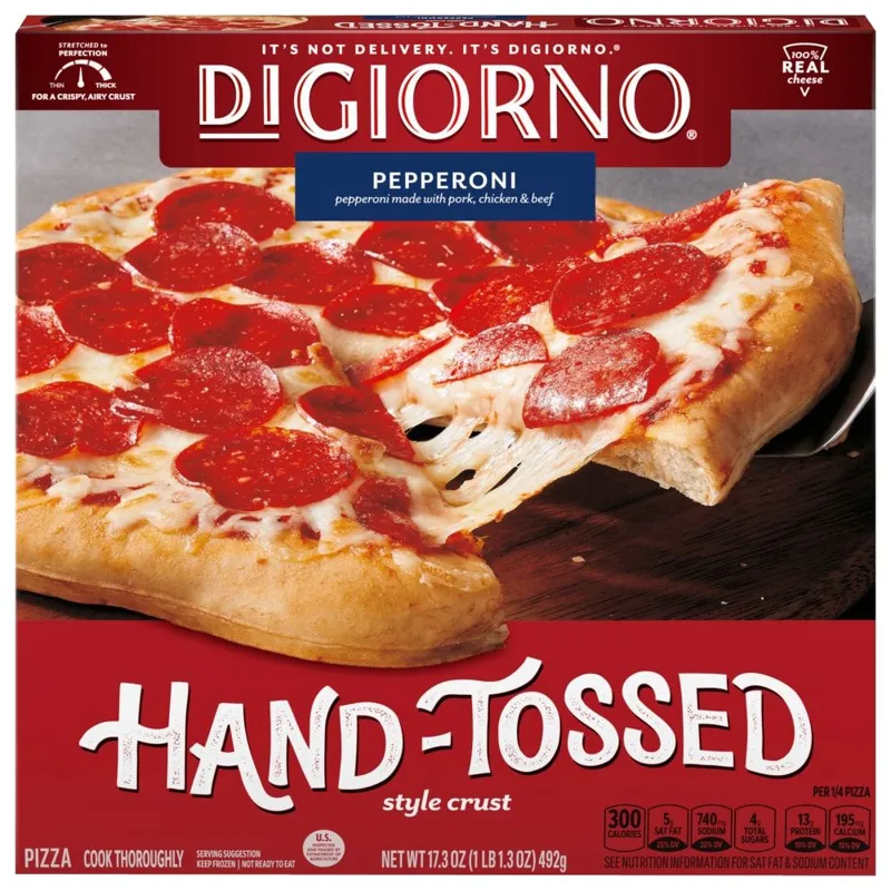 DiGiorno Hand-Tossed Style Pepperoni Pizza view 1