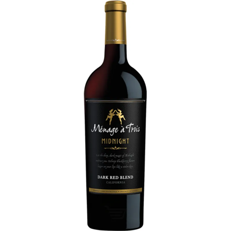 Menage A Trois Midnight Dark Red Wine Blend view 1
