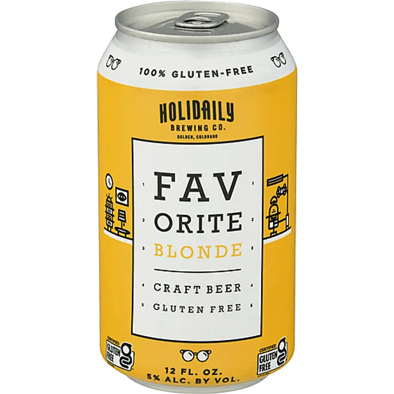 Holidaily Brewing Co. Beer Favorite Blonde view 1