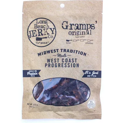 Long Beach Jerky Co. Beef 2.5oz Bag