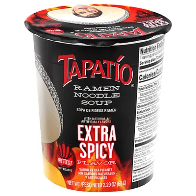 Tapatio Extra Spicy Ramen Noodle Soup 2.29 oz