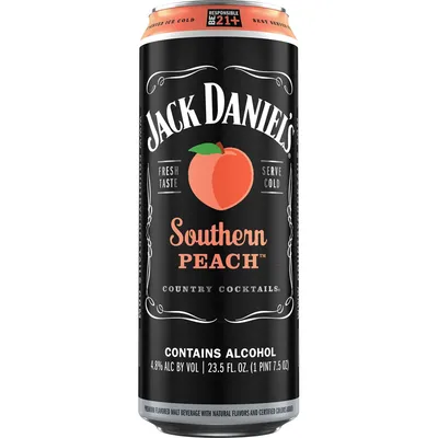 Jack Daniel's Country Cocktails Southern Peach, 5oz Can