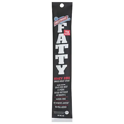 Sweetwood Fatty Honey BBQ Smoked Meat Stick 2 oz Bag