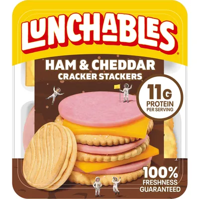 Oscar Mayer Lunchables Ham & Cheddar with Cracker Stackers 3.5oz Count