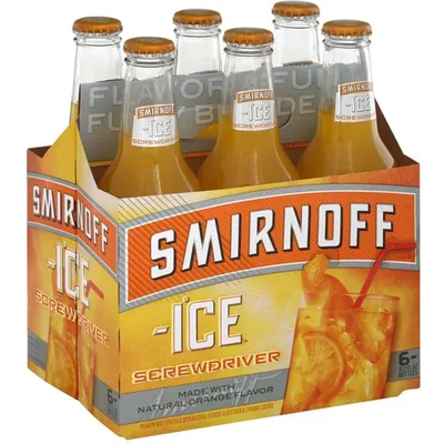 Smirnoff Ice Screwdriver 6 Pack 11.2 oz Bottles