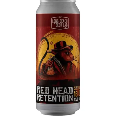 Long Beach Beer Lab Red Head Retention Red Ale 4-pack 16 oz cans