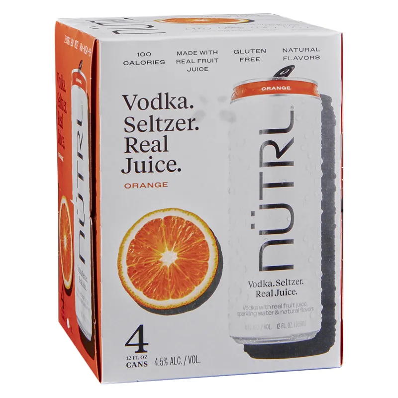 Nutrl Orange Vodka Seltzer view 1