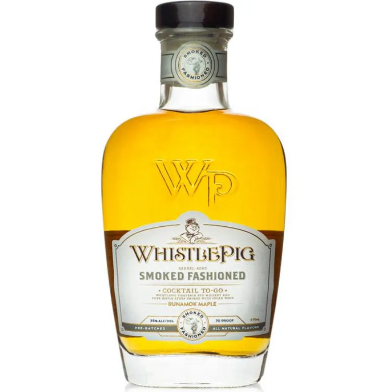 WhistlePig Barrel Aged Smoked Fashion Runamok Maple Cocktail-To-Go view 1