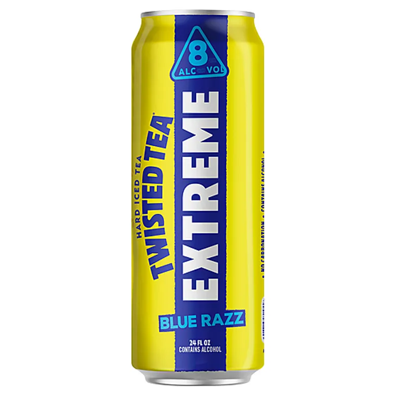 Twisted Tea Extreme Blue Razz Hard Iced Tea view 1