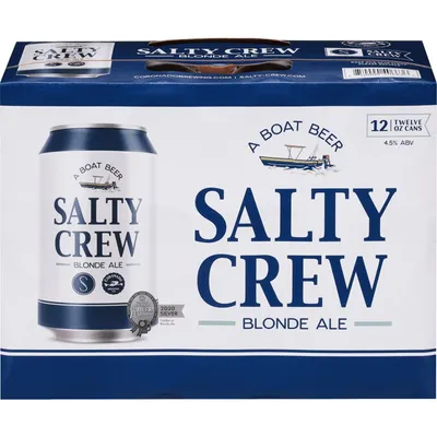 Coronado Brewing Salty Crew Blonde Ale 12 Pack 12 oz Cans