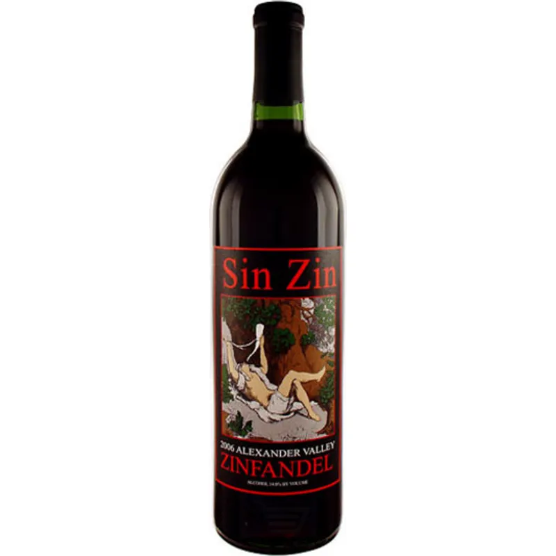 Sin Zin Alexander Valley Zinfandel view 1