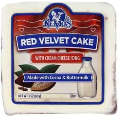 Nemo's Red Velvet Cake Cream Cheese Icing 3oz Unit Unit
