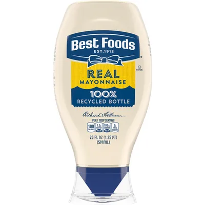 Best Foods Real Mayonnaise 20 oz Bottle
