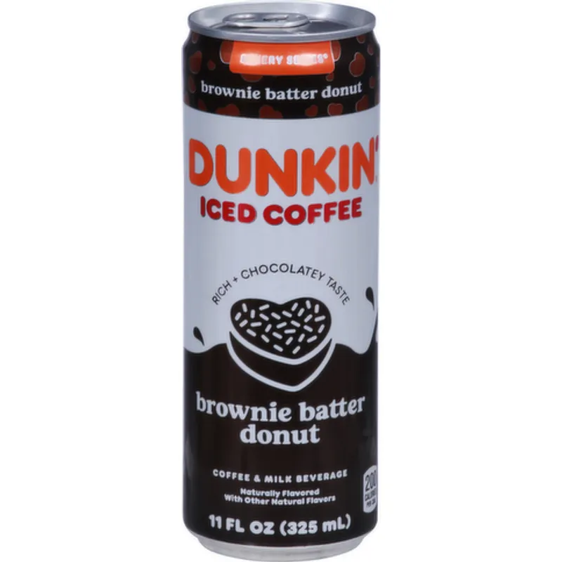 Dunkin' Brownie Batter Donut Iced Coffee view 1