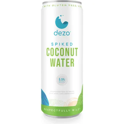 Dezo Spiked Coconut Water 4x 12oz Cans