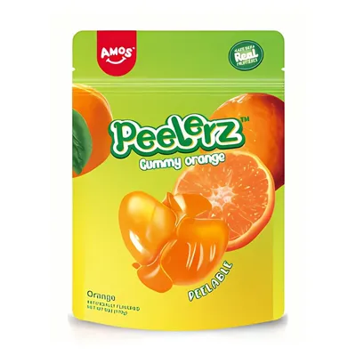 Amos Peelerz Gummy Orange 6 oz Bag