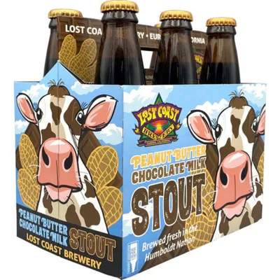 Lost Coast Peanut Butter Chocolate Milk Stout 6x 12oz Bottles