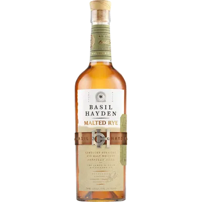 Basil Hayden Hayden's Malted Rye Whiskey 750ml Bottle