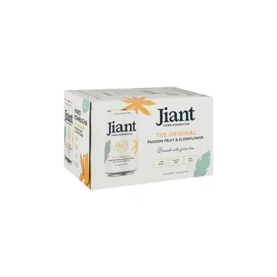 Jiant Original Hard Kombucha Passion Fruit & Elderflower 6 Pack 12 oz Cans