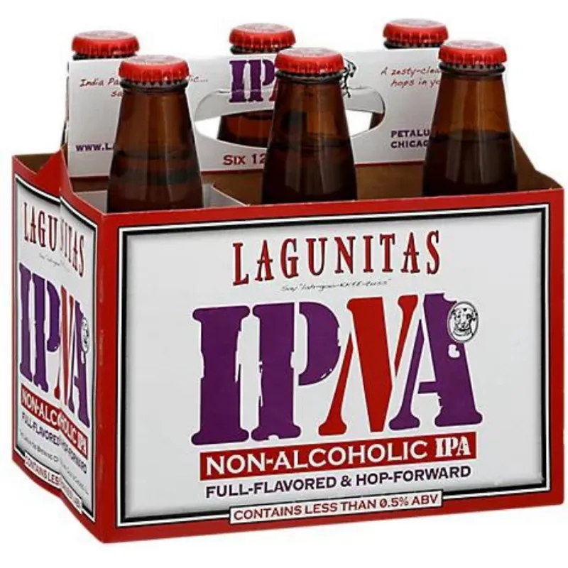 Lagunitas IPNA Non-Alcoholic Beer view 1