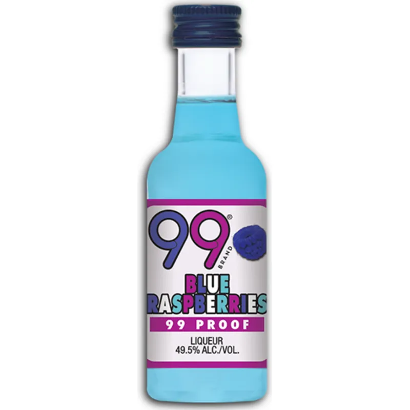 99 Blue Raspberries Liqueur view 1