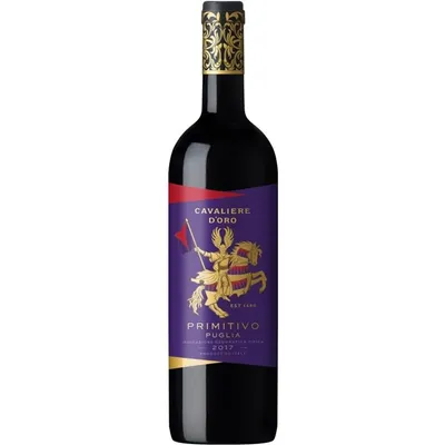 Cavaliere d'Oro Puglia Primitivo 750ml Bottle