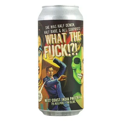 Paperback Brewing What The Fuck Double IPA 4 Pack 64 oz can